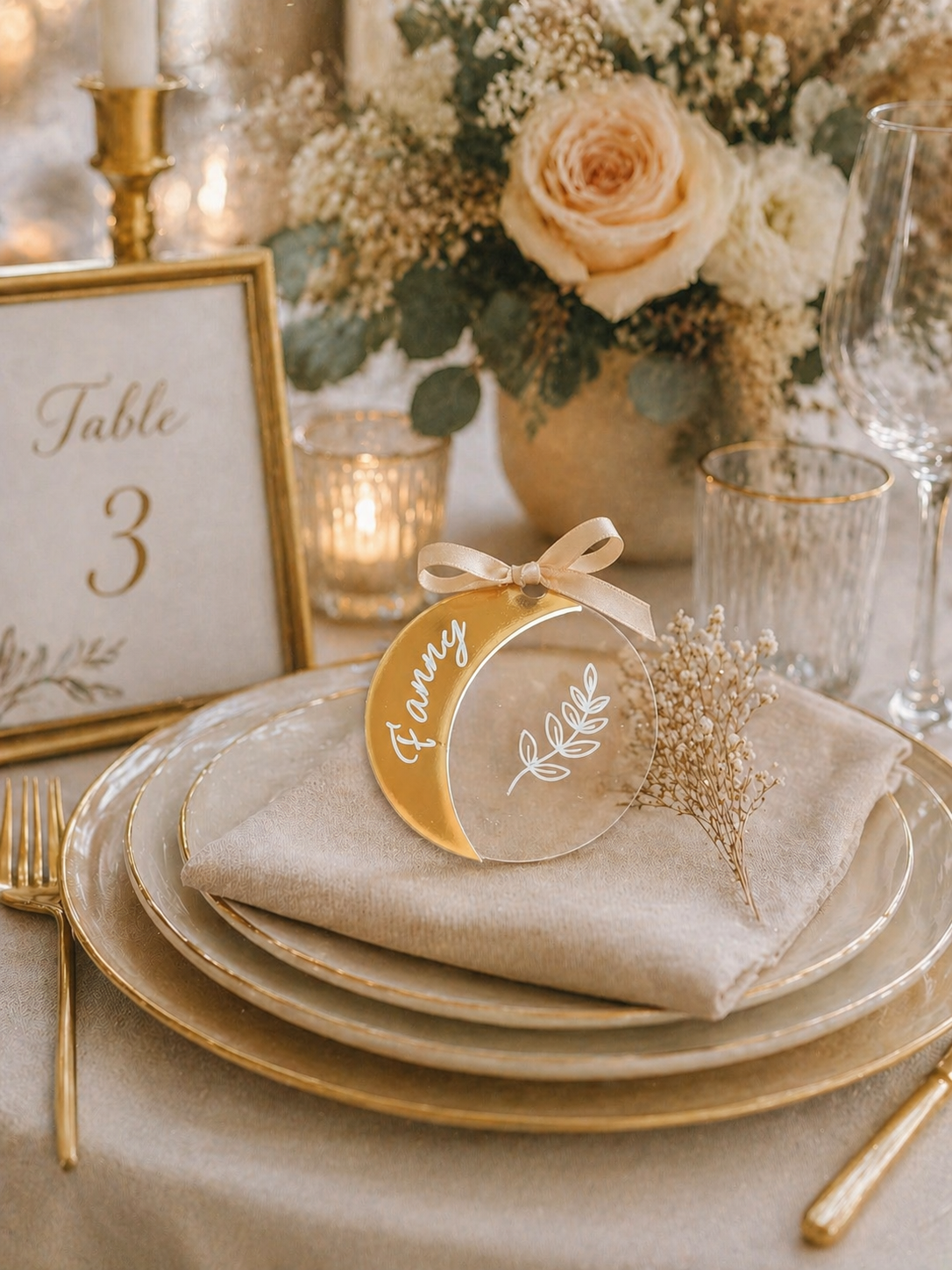 Signalétique nominative pour plan de table mariage Signalétique nominative pour plan de table mariage