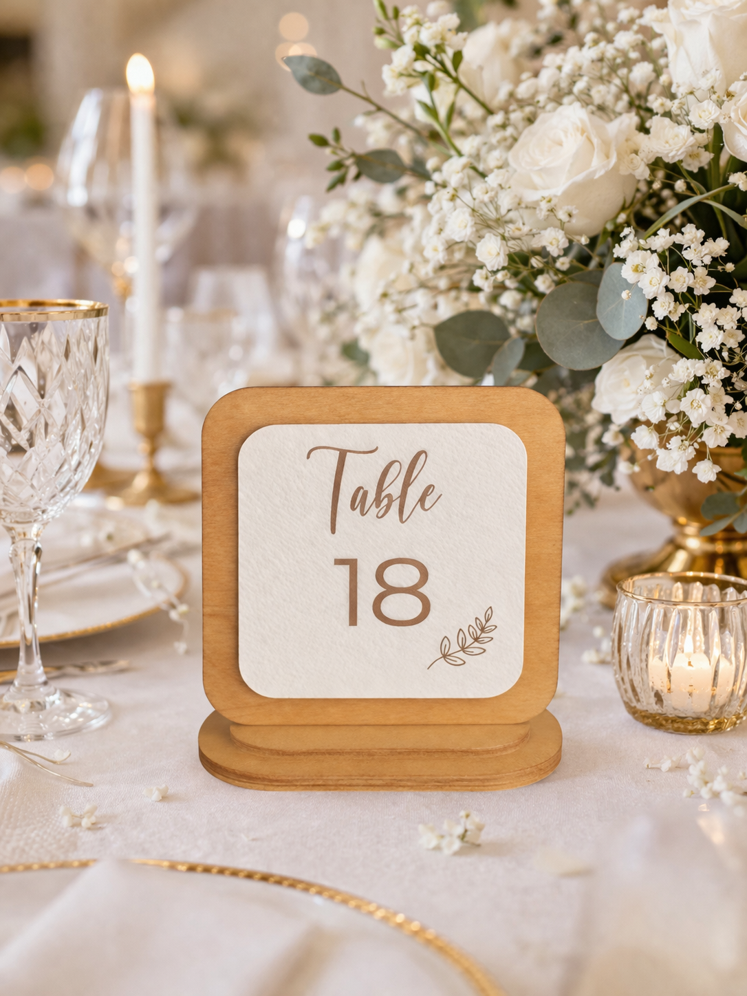 Numérotation pour tables de mariage Création sur mesure de numérotation de tables de mariage