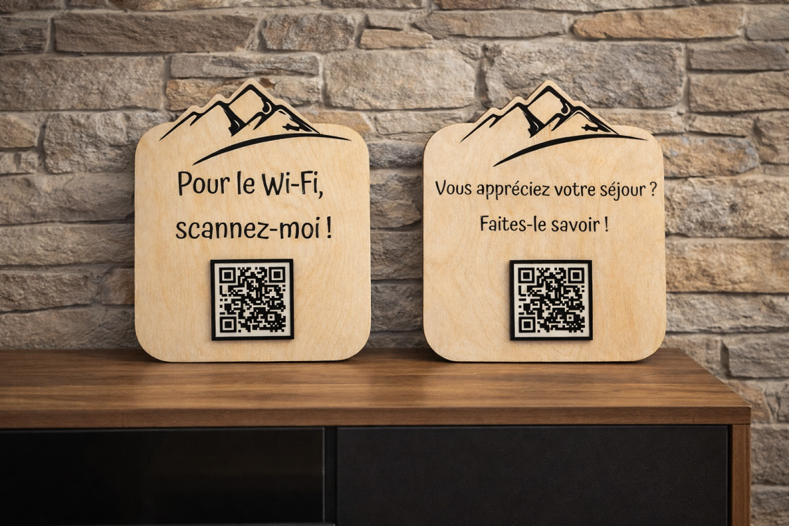 Signalétiques avec QR-Code pour professionnels Signalétiques avec QR-Code pour professionnels